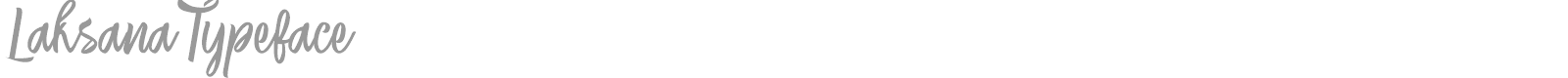 Laksana font preview